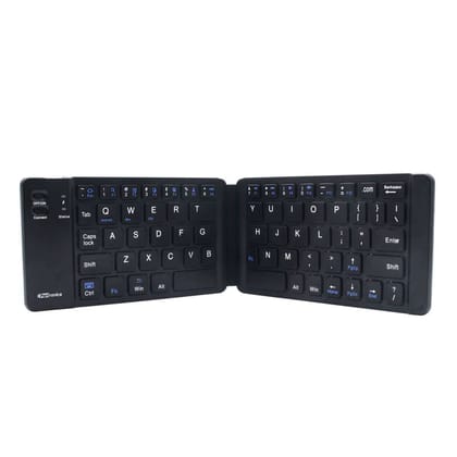 Portronics Chicklet Wireless Keyboard Rechargeable ,Foldable Multi-device