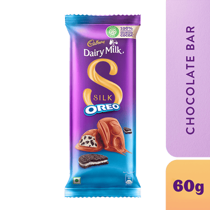 Cadbury Dairy Milk Silk Oreo, 60 g