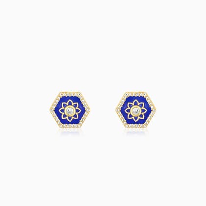 Golden Taj Mosaic Earrings