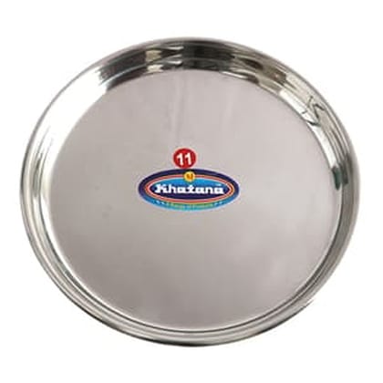 Mnk Stainless Steel Beeding Thali Sz9