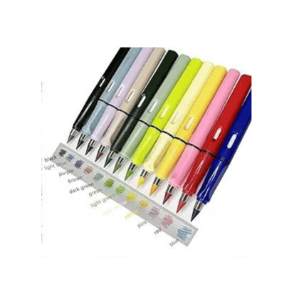 Inkless Color Pencil Set Endless Graphite Nib Pencil For Art Reusable with Eraser