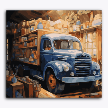 Pickup Truck-Without Frame / 18x20 inch / 24 Palette