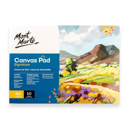 Mont Marte Signature Canvas Pad A4