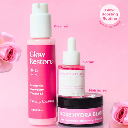 Creamy cleanse & Moisturiser Glow Combo 3