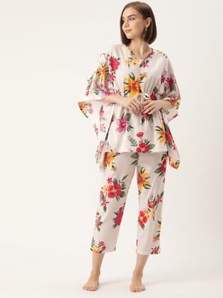 Floral Multi Co-ord Set-M