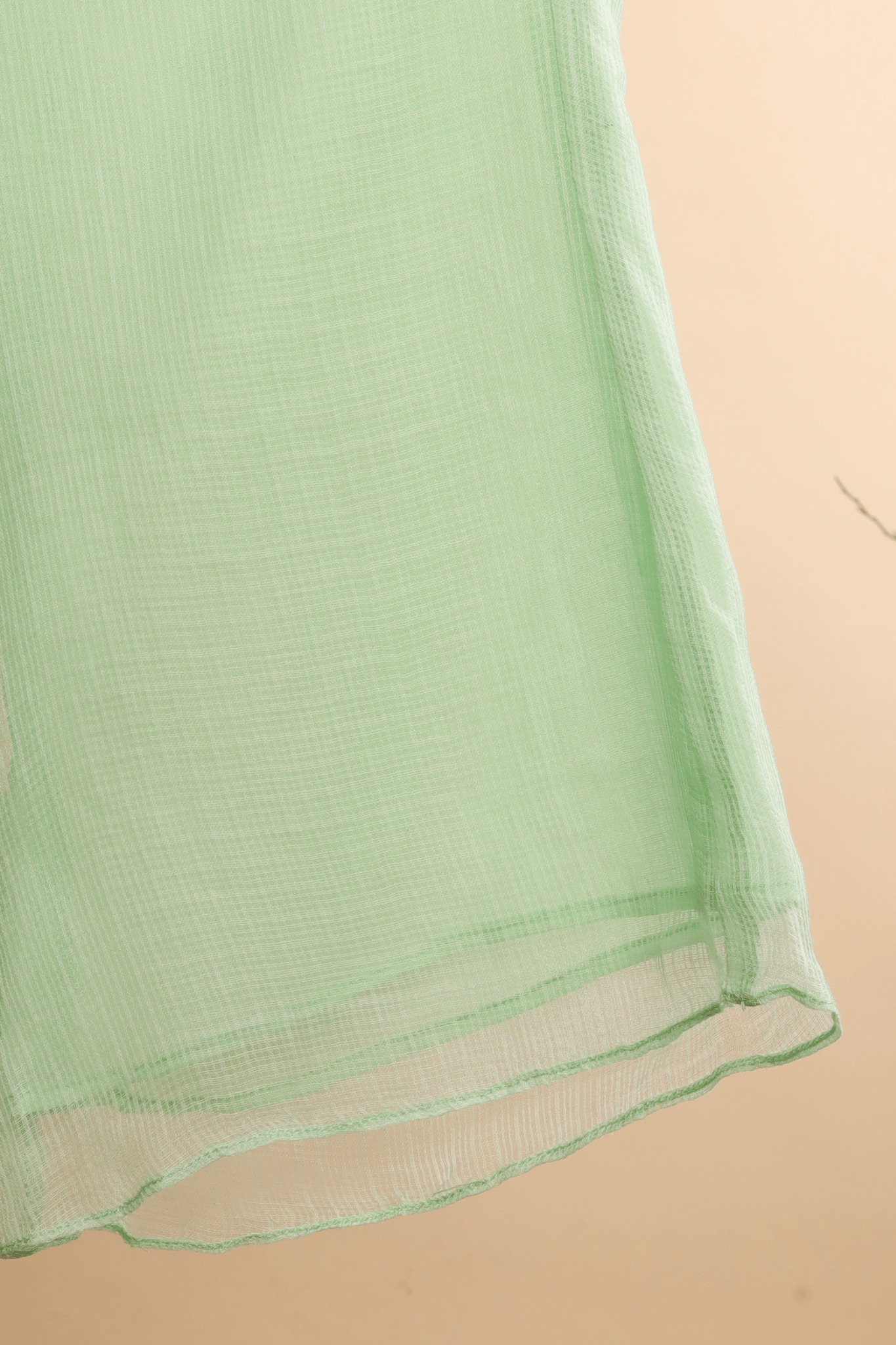 Green Embroidered Set Embellished with Pom Poms-0-6 months