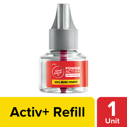 Good Knight Power Activ+ Liquid Vapourizer, Mosquito Repellent Refill, 45Ml