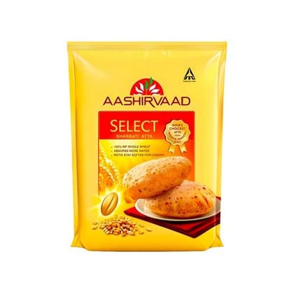 Aashirvaad Sharbati Select Atta/Godihittu, 5 kg Pouch