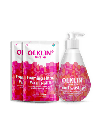 OLKLIN®-Hand Wash Gel (PINK)-354 ml