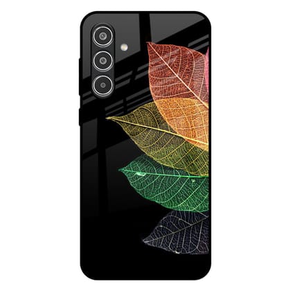 Colorful Leaves Glass Case for Samsung Galaxy A36 5G