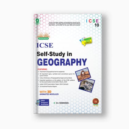 ICSE SELF-STUDY IN GEOGRAPHY - 10-Grade 10 / Social Science