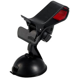 Callmate Universal S007 Car Mount Clamp Bracket Holder With Suction Pad - Black