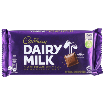 Cadbury Dairy Milk Chocolate, 165 G