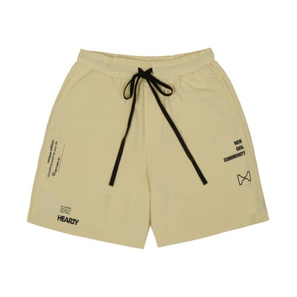 Global Society Yellow Shorts-XXS