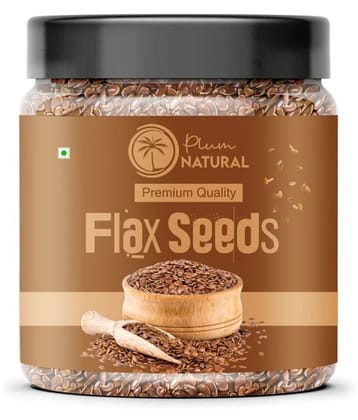 plum natural Flax Seeds ( Pack of 1 )