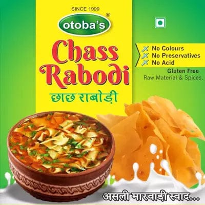 OTOBA'S PURE CHASS RABODI | Homemade Rabodi | Rabodi Rajasthani Sabji | Good Food | Homemade Dry Rabori Papad