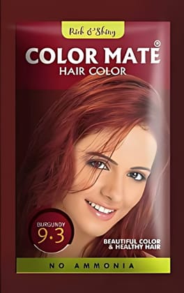 COLOR MATE HAIR COLOR POWDER 15GM BURGUNDY (9.3)