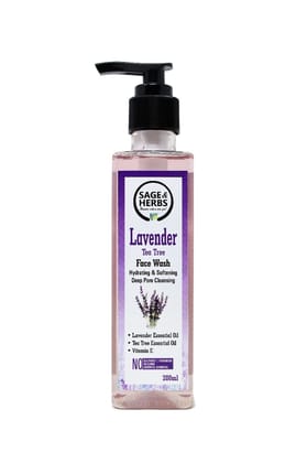 Lavender Tea Tree Face Wash-50 ml