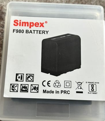 Simpex F890 Battery for Video Camera, Transmitter - Receiver