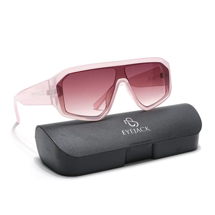 Eyejack Pink Oversize Sunglasses for Men & Women (ID2329CL864)