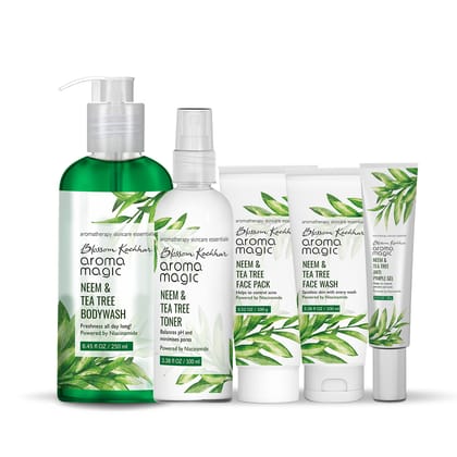 Neem & Tea Tree Face & Body Care Combo - Niacinamide-Neem & Tea Tree