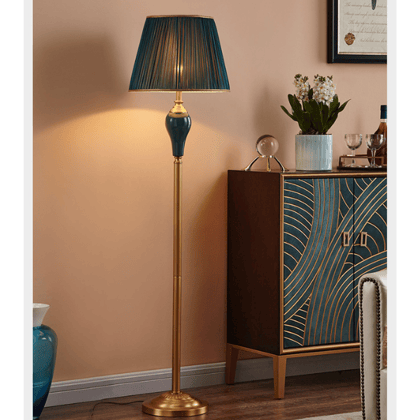 The West Coast Antique Floor Lamp-Height - 64 Inches & Width - 16 Inches / Ceramic / Available