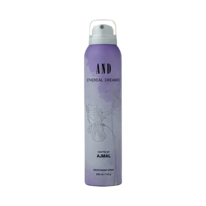 AND Ethereal Dreamer Deodorant 200ml Body Spray Gift For Women Longlasting Crafted by Ajmal