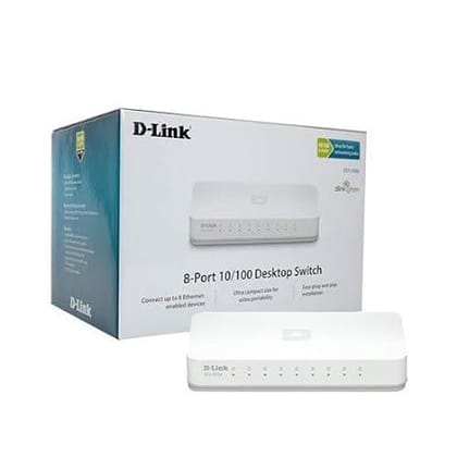 D-LINK DES-1008C 8-Port 10/100 Desktop Switch