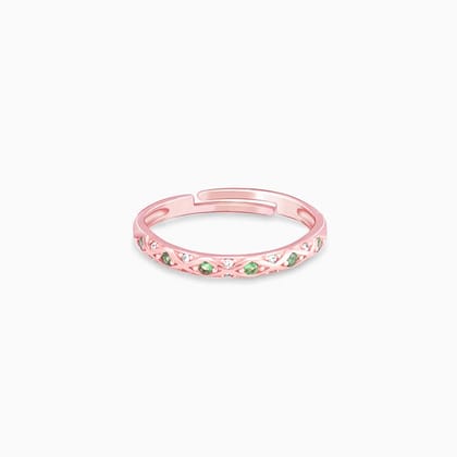 Rose Gold Colour Carnival Ring