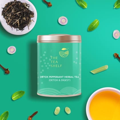 Detox Peppermint Herbal Tea-50gm Loose Tea (25 Servings)