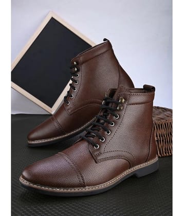 Fashion Victim Brown Men's Casual Boots - None