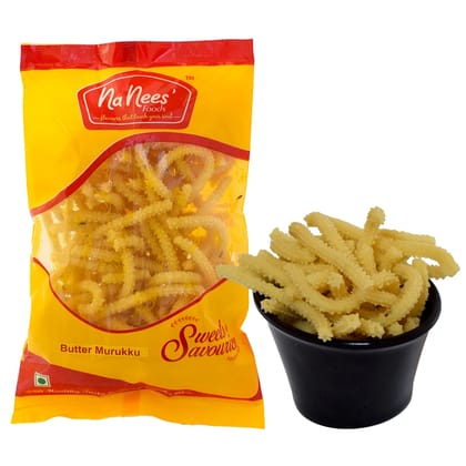 Butter Murukku | 150 g Pack (Weight - 150g) by NaNee's Foods