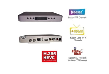 SOLID HDS2X-6165 H.265 10Bits HEVC S2X FullHD FTA Set-Top Box