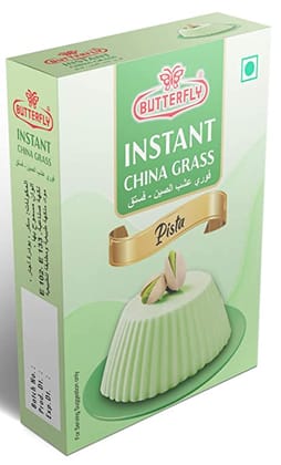 Butterfly Instant China Grass, 50g (Pista)  by Butterfly Dessert Mixes and Bakery Needs.