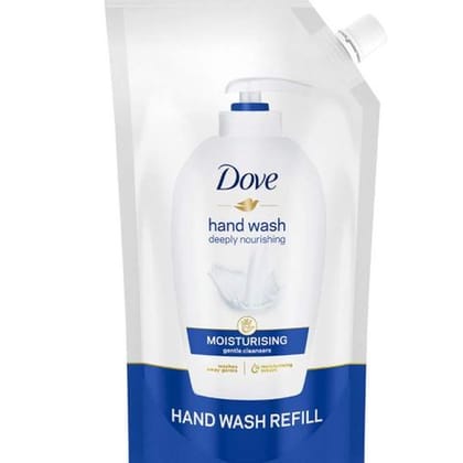 Dove Nourishing Liquid Hand Wash - For Soft Moisturised Skin, Washes Away Germs, 900 ml Pouch