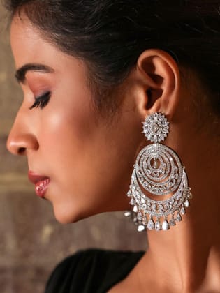 Gossip Dazzle of Portia Chandbali Earrings