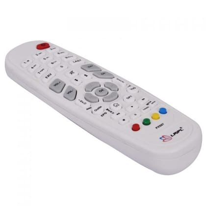 LRIPL Universal Remote Control for GTPL/Hathway/DEN/CIS Set Top Box Remote White