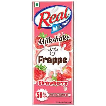 REAL MILKSHAKE STRAWBERRY 180ML