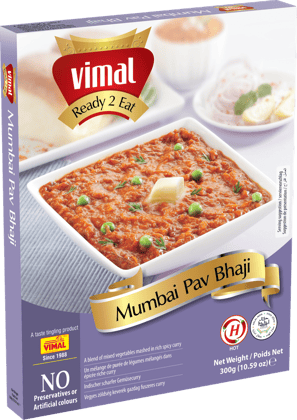 VIMAL Ready to Cook and EatMumbai Pav Bhaji Instant Mix Vegetarian with No Added Preservative and Colours - 300g(Pack of 1)