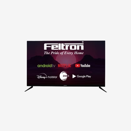 Feltron 80 Cm (32 Inches) Frameless HD Ready Android Smart LED TV (Black)