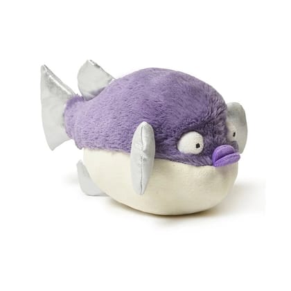 Bubble Fish Soft Toy- Purple-34x23x16 cm / Purple