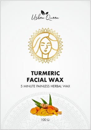 Turmeric Facial Wax - 5 Minute Painless Herbal Wax Powder (100g)-Free Size