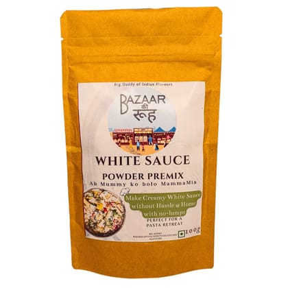 BazaaRooh White Sauce Premix Powder for White Sauce Pasta (200 Gms)