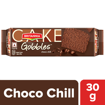 Britannia Gobbles Choco Chill Cake, 30 G