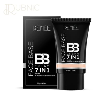 RENEE Face Base BB Cream 7 in 1 with SPF 30 PA+++Butterscotch 30ml