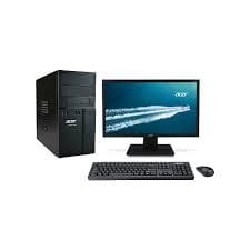 Acer Veriton M200-H510 Pentium Quad Core J5040 4GB RAM,1TB HDD,Windows 11 Home Desktop 19.5 Monitor