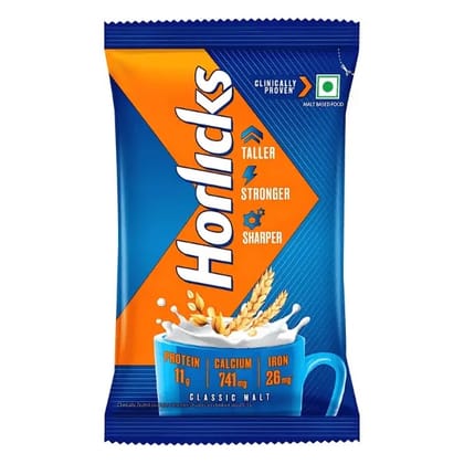horlicks classic malt 500 gm (pouch)