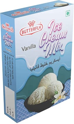 Butterfly Instant Ice Cream Mix, 150 Grams (Vanilla)  by Butterfly Dessert Mixes and Bakery Needs.