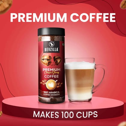 Premium Classic Strong Coffee 200 GM Jar | Makes 100 Cups