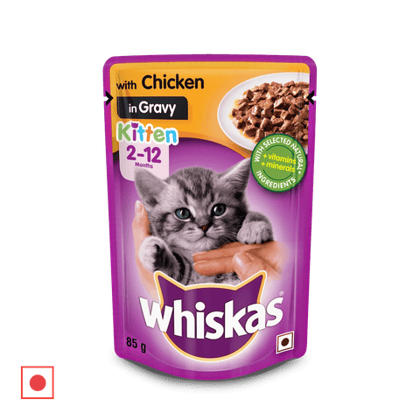 Whiskas Cat Food, 85 gm Pouch